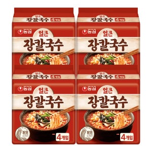 농심 얼큰 장칼국수 103g, 16개