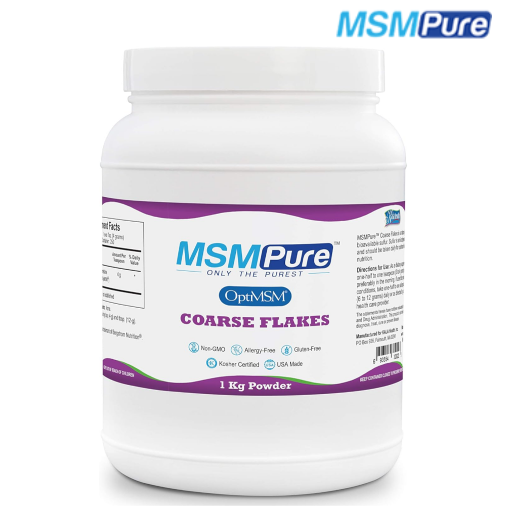 MSMPure <b>엠에스엠퓨어 MSM</b> 코어스 플레이크 파우더 1kg
