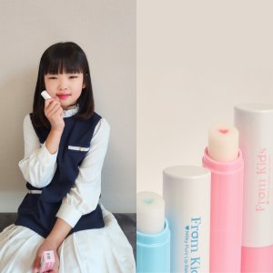 프롬키즈 립밤 1개(4g) 유아 초등 고보습 하트 촉촉 립밤 립스틱