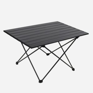 KOOLMAN 쿨맨 캠핑테이블 알루미늄 경량 접이식 ver2 XL, 블랙