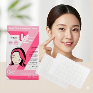 오즈케어 여드름 상처 스팟 패치 습윤밴드 점뺀후 흉터 방수 뾰루지 원형 104매