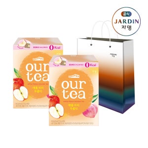 쟈뎅 아워티 애플 피치 우롱티 8P 2박스+쇼핑백