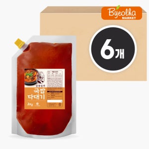 춘풍접객 국밥용 다대기 2kg (6개) 국밥 양념장 식당용 업소용 순대국 전골 탕 해장국