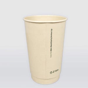 480ml (16온스) 대나무 수성 코팅 단열 이중컵 500개