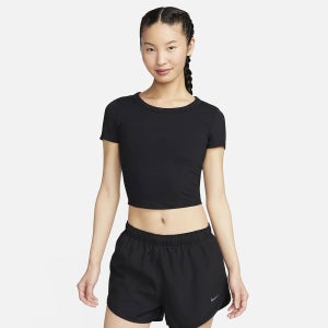나이키 우먼스 원 피티드 드라이 핏 반팔 크롭 탑 FN2805-010