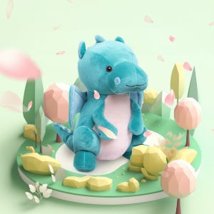 부코스키 애착인형 용인형 빅드라고 35cm