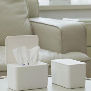 코멧 다용도 물티슈 케이스 대형, 아이보리, 2개입