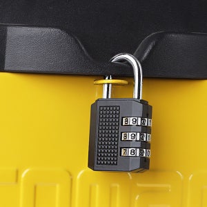 블랙 번호자물쇠 중 자전거도난방지 잠금장치 와이어자물쇠