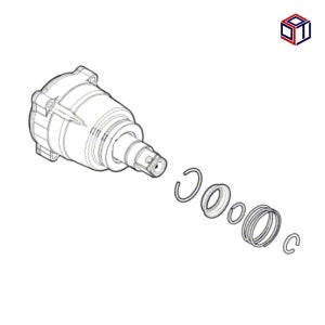 보쉬 부품 GDX 18V-200 임팩트 렌치 기어박스