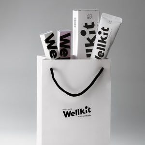 [Wellkit]구강관리 선물세트 웰킷 덴탈 셋트 선물용 칫솔8P치약2P 세트 쇼핑백구성