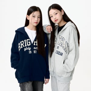 [온라인단독][더데이걸] 빅레터 박시 후드집업 TGJM24A1E