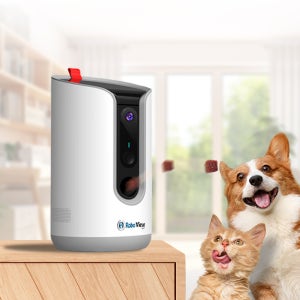 글로벌아이넷 로보뷰 펫 PET CCTV 자동 간식 급식기 캠 애견 고양이 반려동물 강아지캠