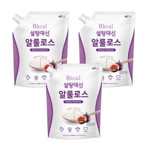 설탕대신 알룰로스 설탕대체 나한과 대체당 400g x 3