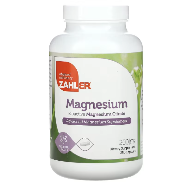 자일러 마그네슘, 마그네슘시트레이트, 200mg, 캡슐 250정