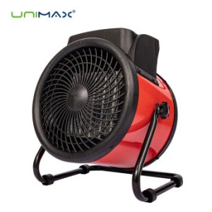 유니맥스 PTC 팬히터 UMH-KW4005R 온풍기 히터 난로 전기 휴대용 캠핑 열풍기 빨강