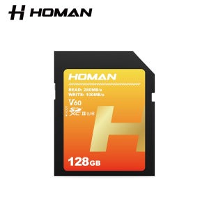 호만 메모리 HOMAN UHS-II SD Card V60 128GB