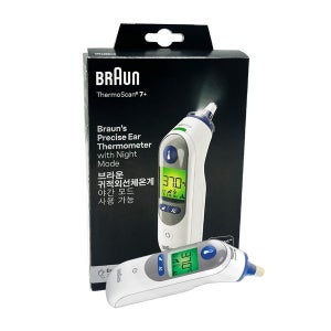 브라운 귀적외선 체온계 IRT 6525KO 써모스캔 야간모드 조명 무음