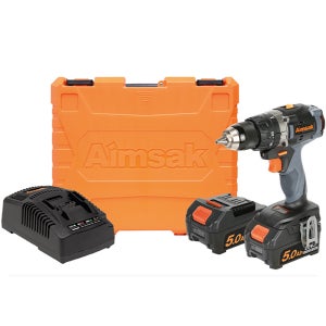 아임삭 충전 드릴 드라이버 BL18R705 MAX 20V 5.0Ah 배터리2개 구성