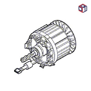 보쉬 부품 GDS 18V-1000C 임팩트 렌치 직류 모터