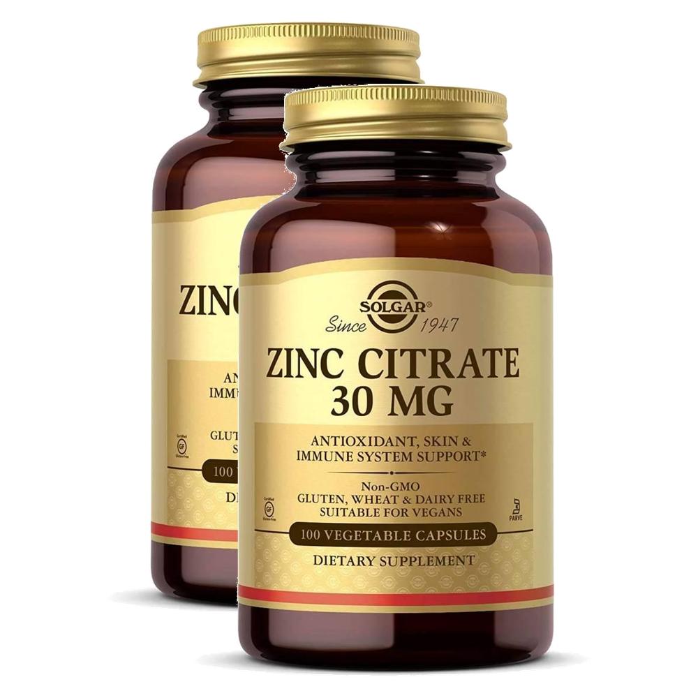 Solgar 솔가 징크 시트레이트 30mg 100정 2개