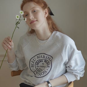 [논로컬] Marine Rope Sweatshirt - Light Grey