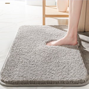 복슬복슬 발매트 40x60cm 화장실 문앞 도어 물흡수 장모 털 융단 매트
