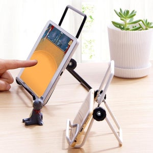 심플 휴대폰 와이어 접이식 스마트폰 받침대 모던 베이직 핸드폰거치대 가정용 탁상용 기본