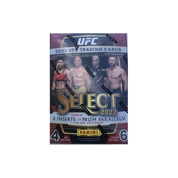 2022 파니니 셀렉트 UFC 공장 밀봉 블래스터 박스 6팩 24장 트레이딩 카드