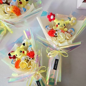 피카츄 인형 킨더조이 꽃다발 유치원 어린이집 졸업식 발표회 재롱잔치 졸업 학예회 남아용