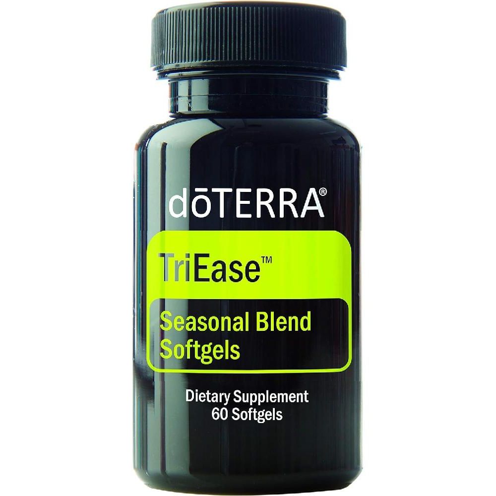<b>DoTerra</b> - TriEase 소프트젤 에센셜 오일 계절 블렌드 60정