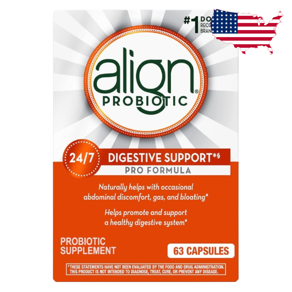 얼라인 프로바이오틱스 유산균 10억 63 캡슐 비피도박테리움 롱검 다이제스티브 Align