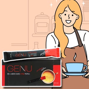 제누 프로틴 단백질 커피 믹스 스테비아 10포 12박스