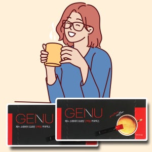 제누 프로틴 단백질 커피 믹스 스테비아 10포 6박스