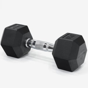 이고진 고무 육각 덤벨 아령 홈트레이닝 헬스장 크로스핏 근력 운동 9kg, 1개