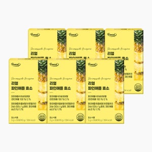 80만 역가수치 리얼 파인애플 효소 30포, 6개