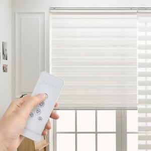 아라크네 전동블라인드 슬림우드룩 리모컨포함 45x40