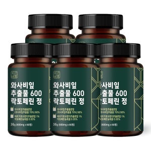 와사비잎 추출물 이소비텍신 효능 60정, 5개