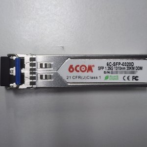 CISCO GLC-LH-SMD 호환 1G 광 모듈 트랜시버 싱글 지빅 6C-SFP-0320D 20KM 1310NM
