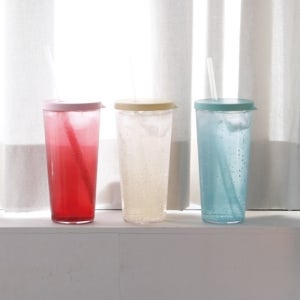 빨대컵 인쇄무료 판촉 행사품 국산 심플 670ml 고급 휴대용물병 텀블러