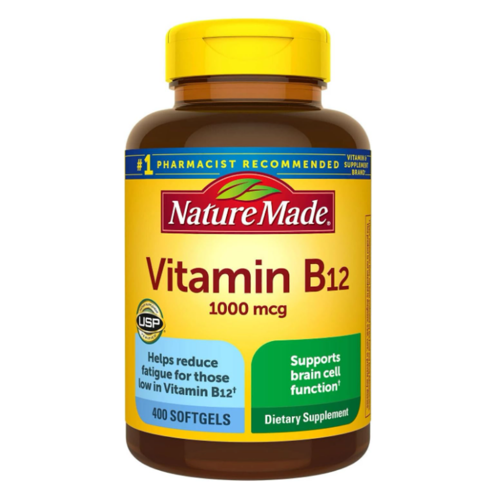 네이처메이드 비타민B12 <b>시아노코발라민</b> 1000mcg 400캡슐