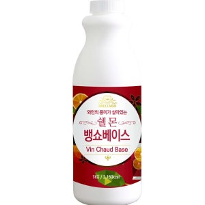 쉘몬 뱅쇼 시럽 농축액 음료베이스 1kg 에이드 스무디