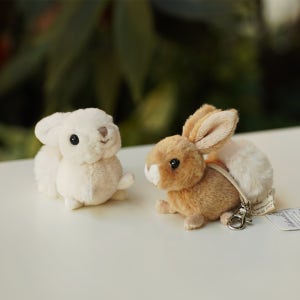 부코스키 유럽 토끼 인형 키링 제우스&헤라 유치원 가방 굿즈 열쇠고리