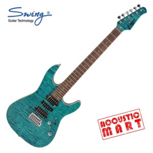 스윙 일렉기타 Modern SE Aqua Blue 입문용기타