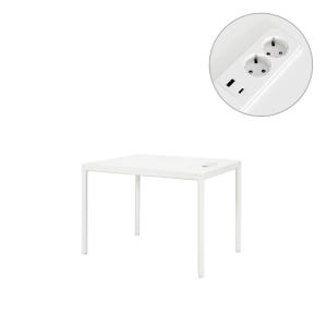 [두닷] 콰트로 에어 C타입 65W 노트북 데스크 1000x800mm, 에어화이트+에어화이트