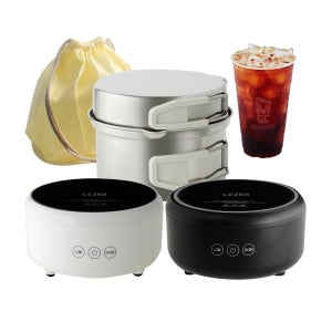 르젠 휴대용 캠핑 여행용 멀티 전기 라면 포트 냄비 포트기 쿠커 미니인덕션