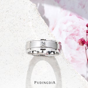 (오베르맥스 바스토컷팅) 천연 1부 다이아몬드 결혼반지 커스텀 디자인 남자반지