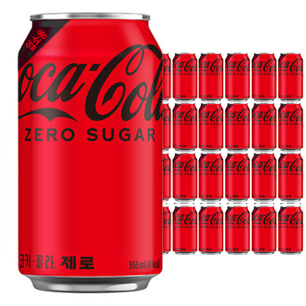 Coca-Cola Zero for Business Use, Chubby Can 355ml, 24 units
