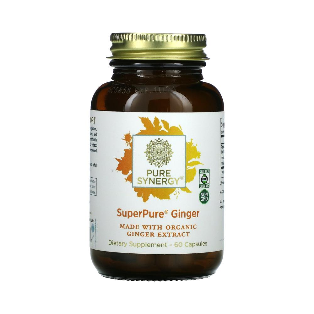 퓨어시너지 <b>슈퍼퓨어 진저</b> 추출물 60 캡슐