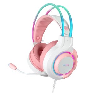 아이리버 초경량 가상7.1채널 RGB 노이즈캔슬링 게이밍 헤드셋 Aurora GH3 ENC