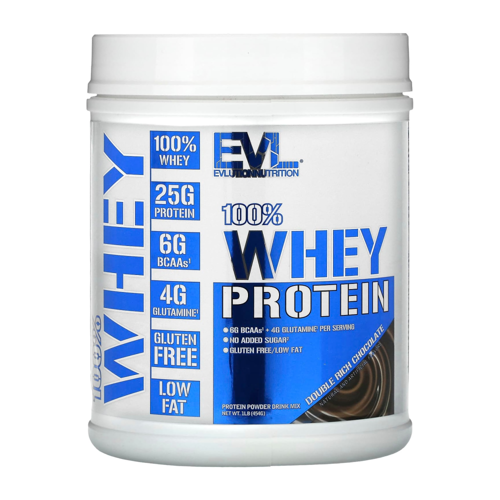 <b>에볼루션뉴트리션</b> Evl 100% 웨이 프로틴 더블리치 초콜렛 454g